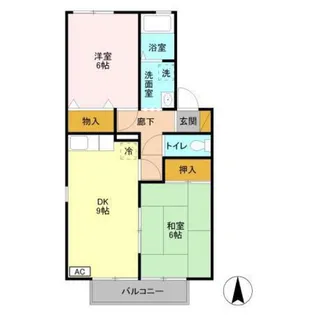 メゾン・ブランシェ【1階】の間取り