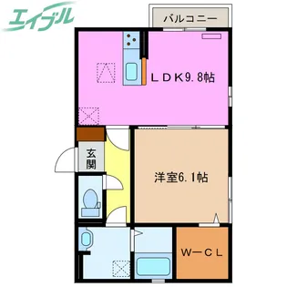 カマラ【1階】の間取り