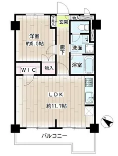 グレイス綱島第2【4階】の間取り