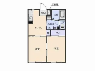 ヴィオラSIN B【1階】の間取り
