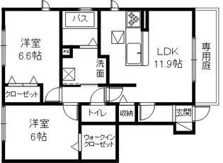アリエッタ【1階】の間取り
