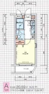 ドルチェ馬込東京NC【3階】の間取り