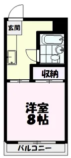 ラ・メゾン・ドゥ・コリン【2階】の間取り