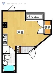 ロマーヌ新石山【4階】の間取り
