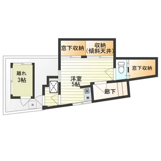 小島ビル【3階】の間取り