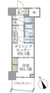 Soleado早稲田 ソレアード早稲田【8階】の間取り