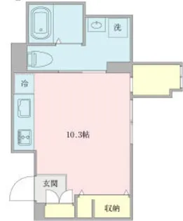 RIDGE北堀江【14階】の間取り