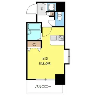 ディナスティ福島【5階】の間取り
