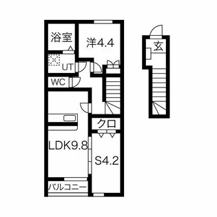 ナテューるレギューム【2階】の間取り
