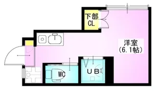 VILLEST中野【1階】の間取り