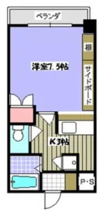 タウンコート玉商(R)【4階】の間取り