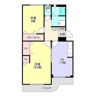 メゾン新川【4階】の間取り