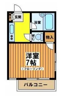 エンゼル宮本【3階】の間取り