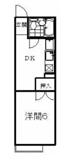 セジュール静波【1階】の間取り