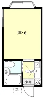 光コーポ成増【1階】の間取り