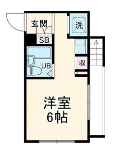 コパーズアプト港南III【3階】の間取り