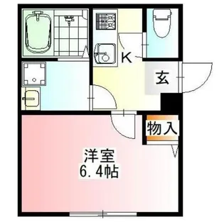 エルバード石川【2階】の間取り
