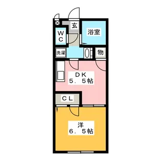 アムール雅【2階】の間取り