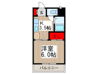 レ-ベン滝沢【3階】の間取り