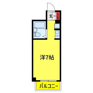 藤和シティースクエア【5階】の間取り