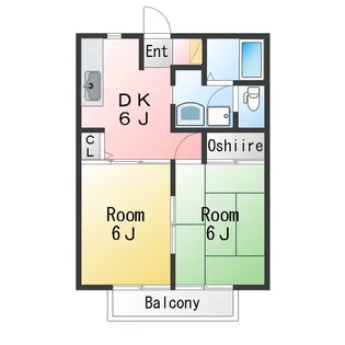 ソレーユ B【2階】の間取り