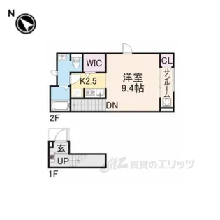 ベルソンジュ【2階】の間取り