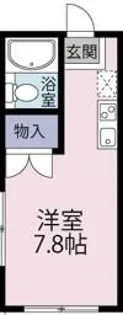 クロノス新松戸【2階】の間取り