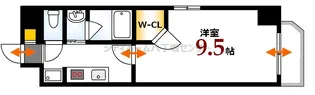 ウイング宝町フォース【4階】の間取り