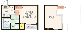 アムールヒナ【2階】の間取り