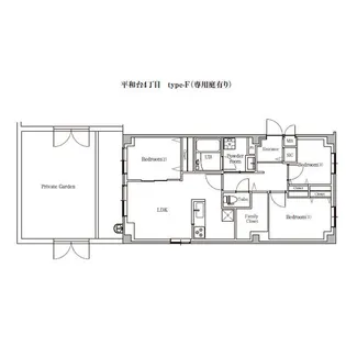 COCOWA平和台【1階】の間取り