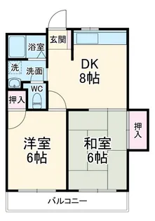 ベルグラーデ城北【3階】の間取り