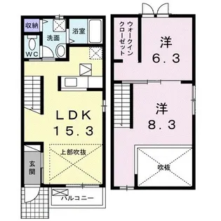 クレストール II【1階】の間取り