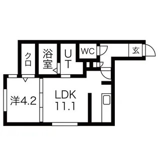 Kuraxia【3階】の間取り