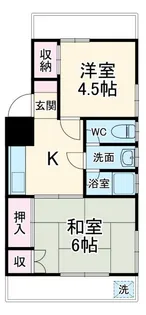 コーポ幸【2階】の間取り