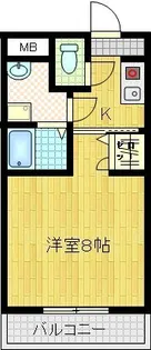 コーポ司【2階】の間取り
