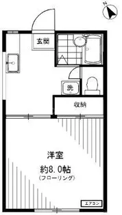 パークサイド六高台【1階】の間取り