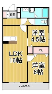Rana Court【2階】の間取り