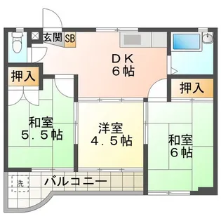 カーサバレンシアときわ【1階】の間取り