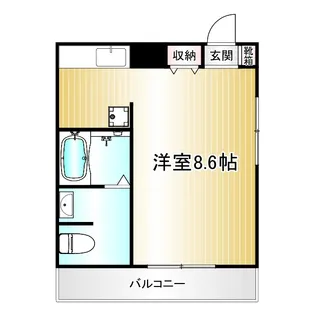 フェリーチェ西勘【1階】の間取り