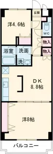 エクセレント岩沼【6階】の間取り