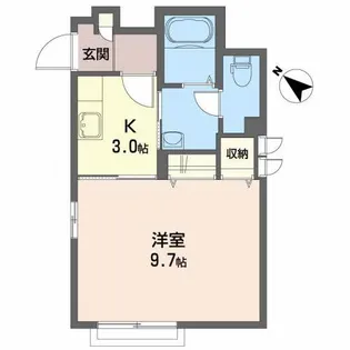 シャーメゾンマーサ【1階】の間取り