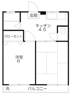 サニーランドハイツ【2階】の間取り