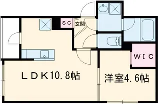 仮)ノルデスタ千歳【3階】の間取り