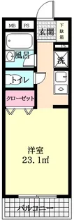 MーIIマンション【2階】の間取り