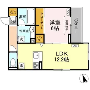 シングレイス【2階】の間取り