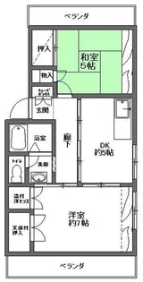 サンハイツ【3階】の間取り