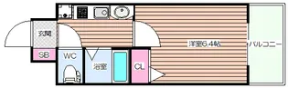 エステムコート梅田・天神橋リバーフロント【6階】の間取り