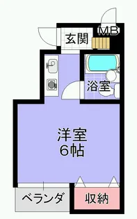 タカミビル【4階】の間取り