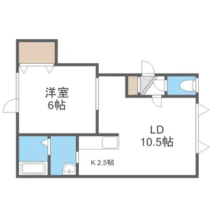 アシェラアネックス【1階】の間取り