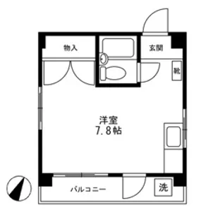ペアコート荒井【2階】の間取り
